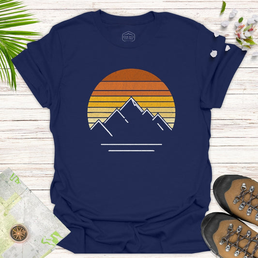 Retro Peaks At Sunset Unisex T-Shirt