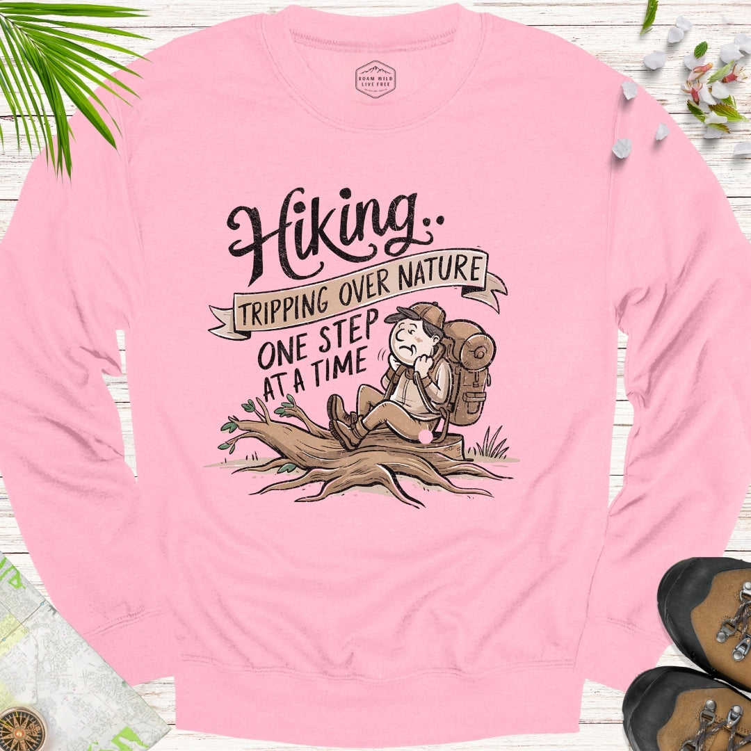 Tripping Over Nature Unisex Crewneck Sweatshirt