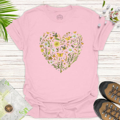 Wildflower Heart Unisex T-Shirt