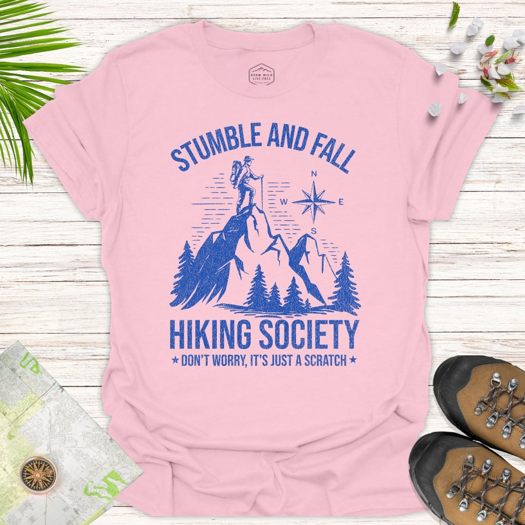 Stumble And Fall T-Shirt (Blue Design)