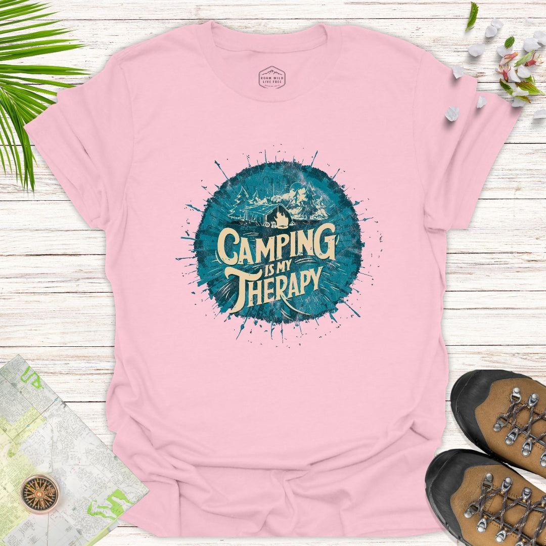 Camping is my Therapy Unisex T-Shirt