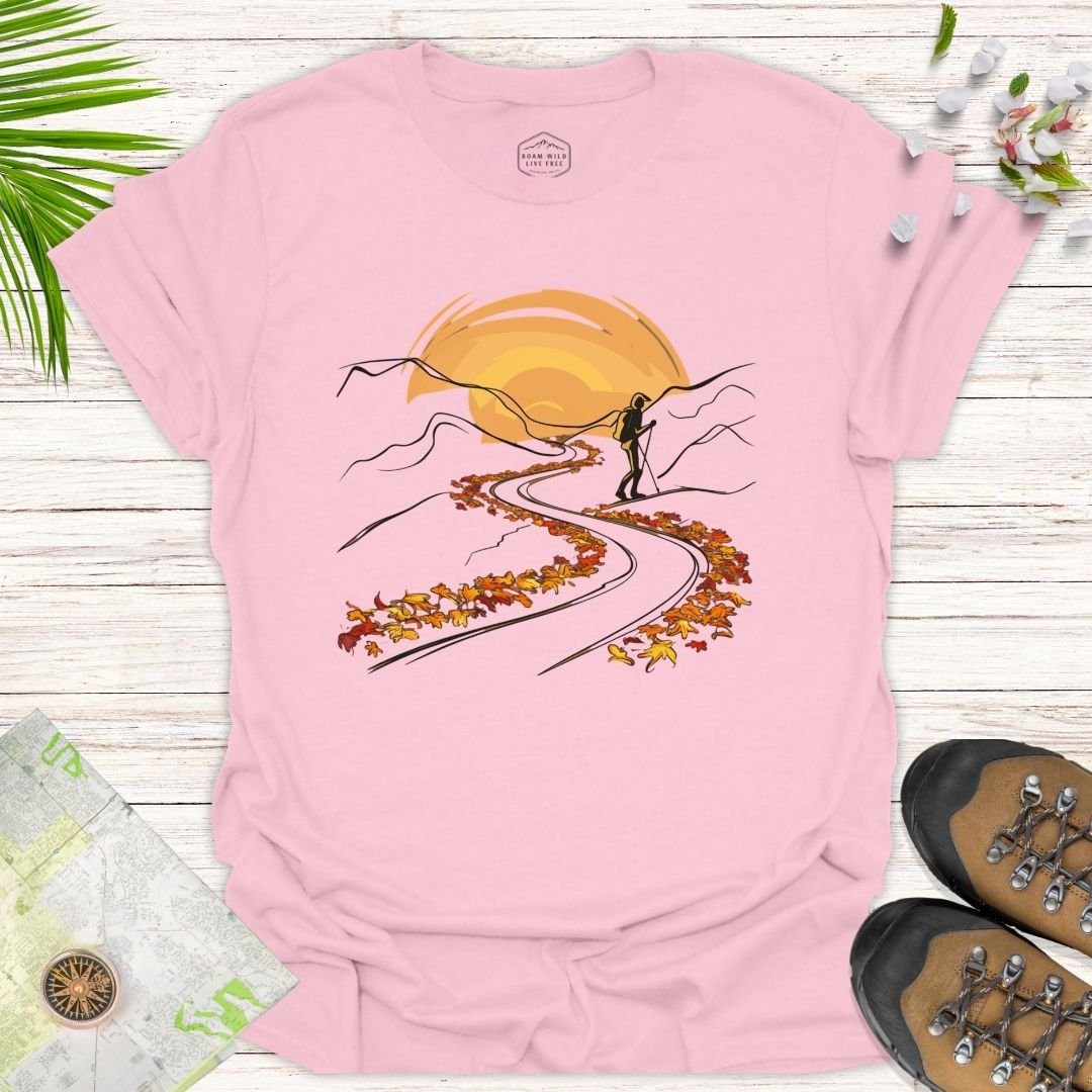 Autumn Sunset Trail Unisex T-Shirt