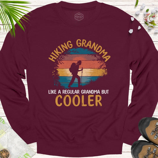 Hiking Grandma Unisex Sweatshirt