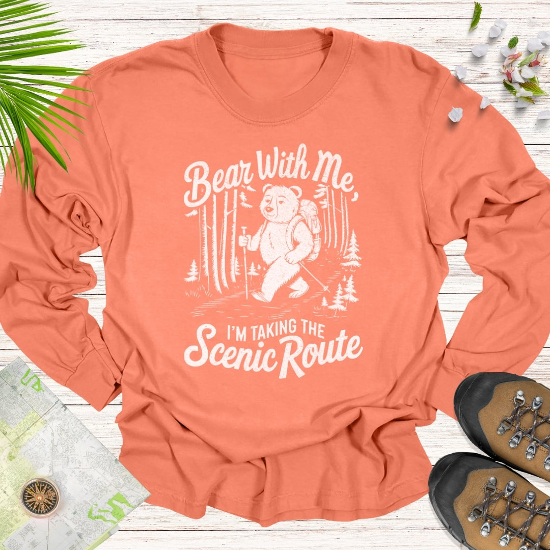 Bear With Me Long Sleeve Unisex T-Shirt