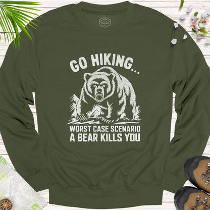 Go Hiking... Unisex Sweatshirt