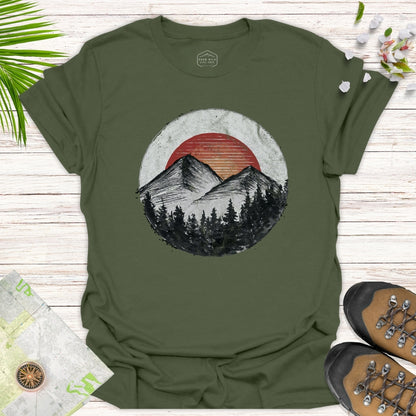 Mountain Sunset Unisex T-Shirt