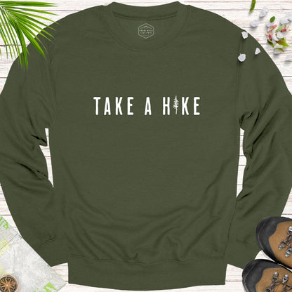 Take A Hike Pine Tree Unisex Sweatshirt