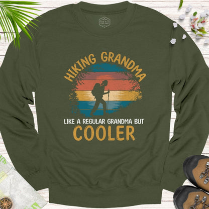 Hiking Grandma Unisex Sweatshirt