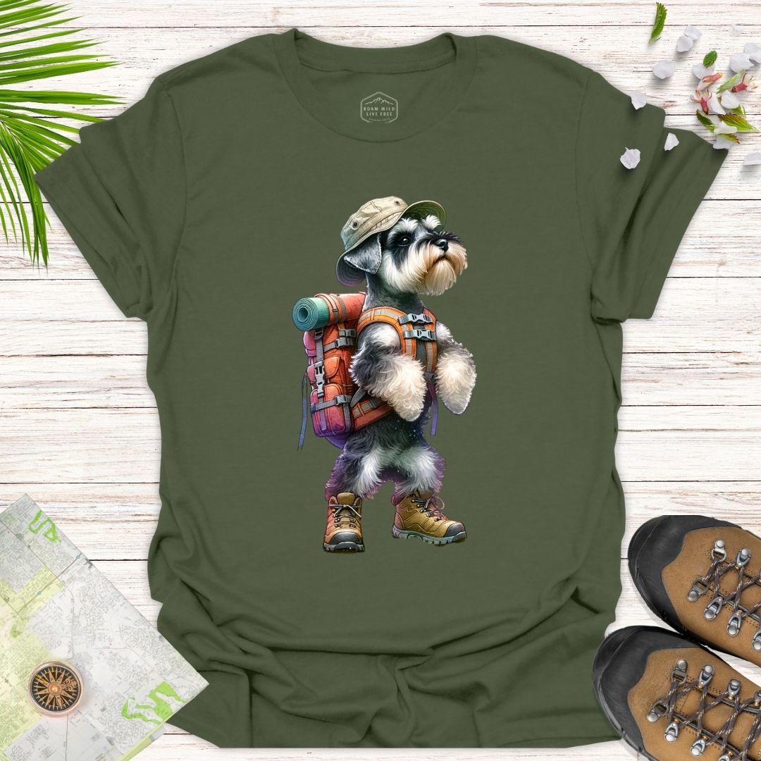 Animal Adventurer Miniature Schnauzer Unisex Tee