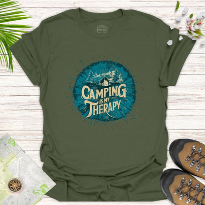 Camping is my Therapy Unisex T-Shirt