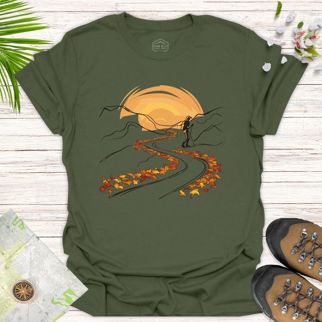 Autumn Sunset Trail Unisex T-Shirt