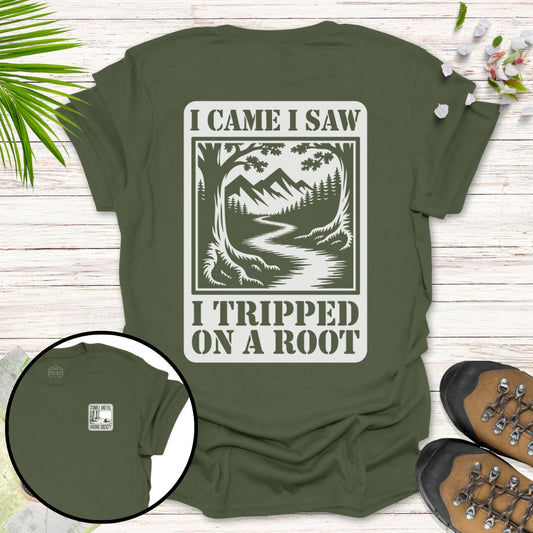 Tripped On A Root Stencil T-Shirt