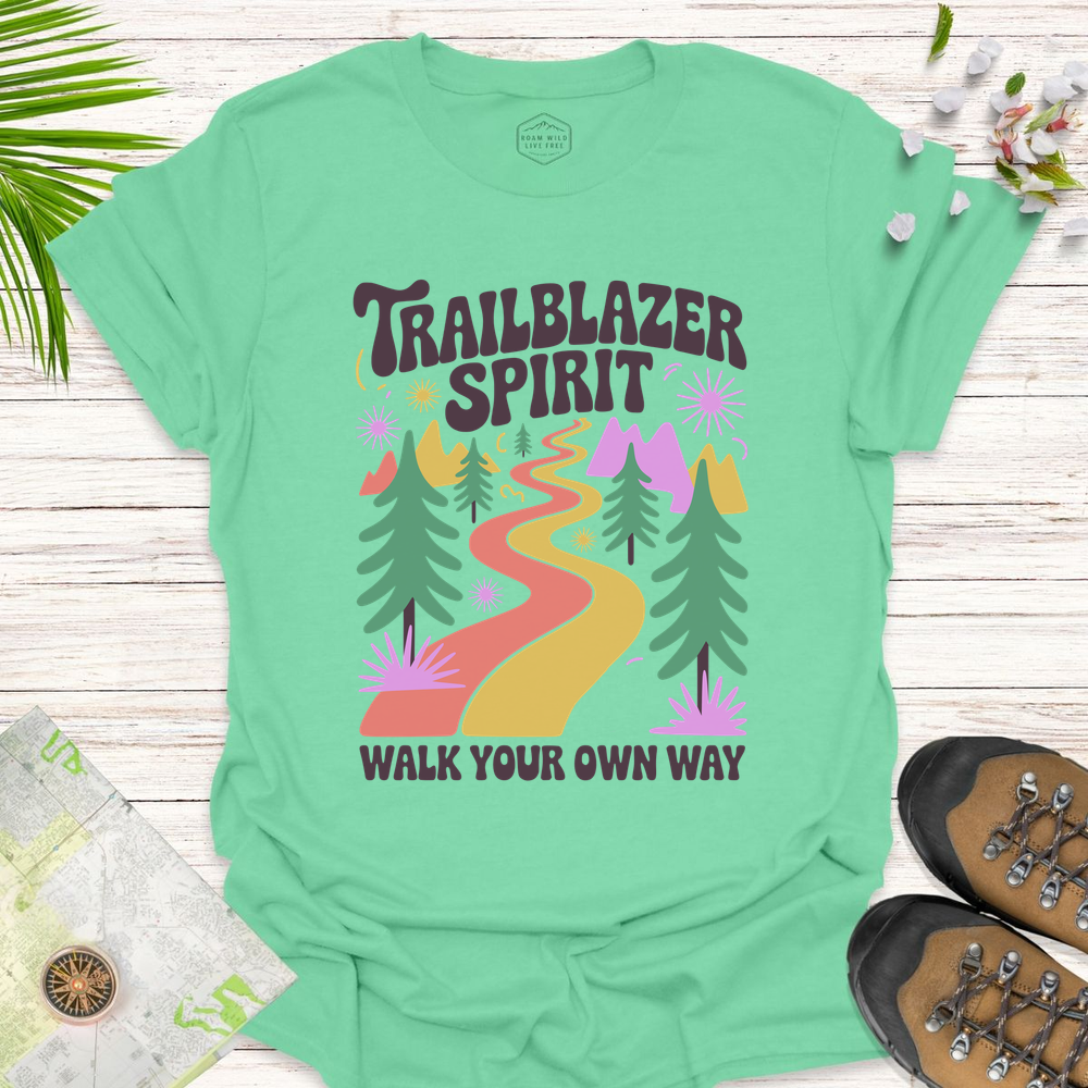 Trailblazer Spirit Unisex T-Shirt - Mint Green