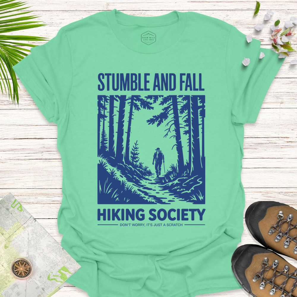 Stumble And Fall Unisex T-Shirt - Mint Green