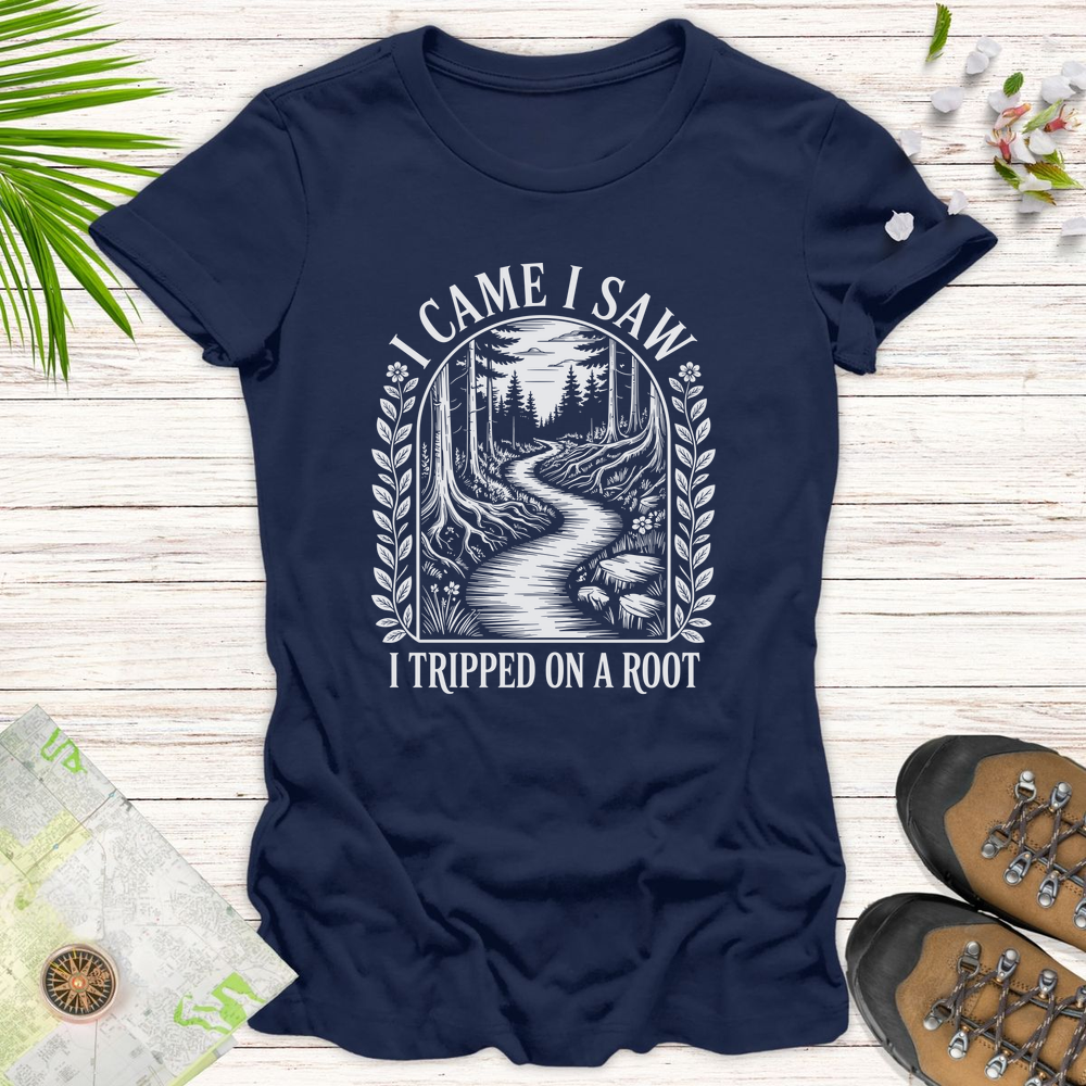 I Came I Saw Vintage Women's Tee - Navy