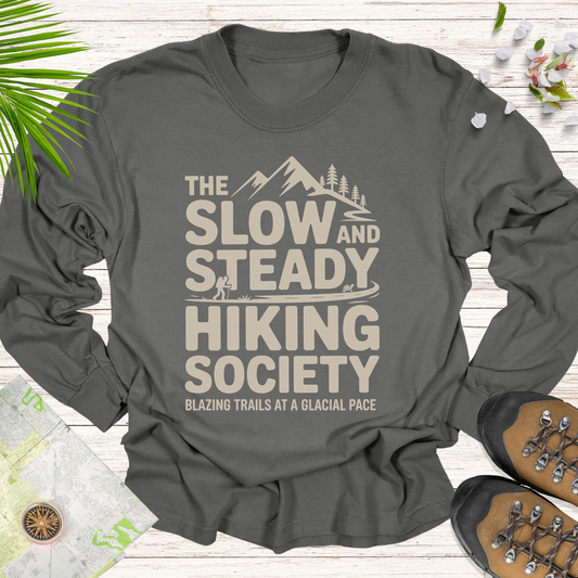 The Slow And Steady Long Sleeve Unisex T-Shirt - Pepper