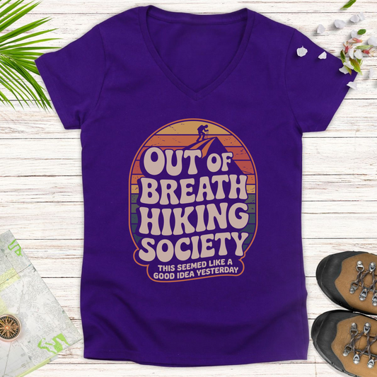 Seemed Like A Good Idea Yesterday Women's V-Neck T-Shirt - Purple