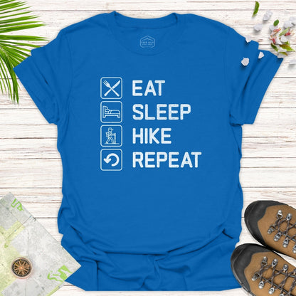 Eat Sleep Hike Unisex T-Shirt