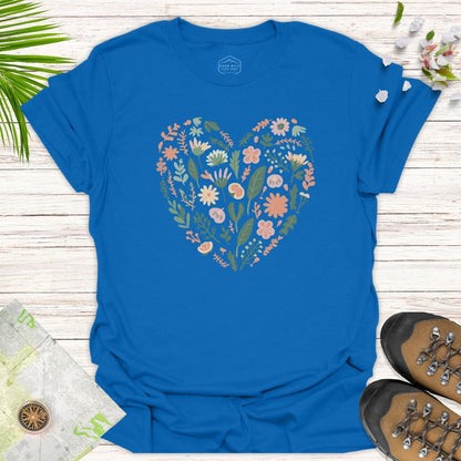 Flower Heart Unisex T-Shirt