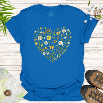 Wildflower Heart Unisex T-Shirt