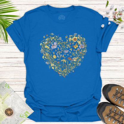 Wildflowers Heart Unisex T-Shirt