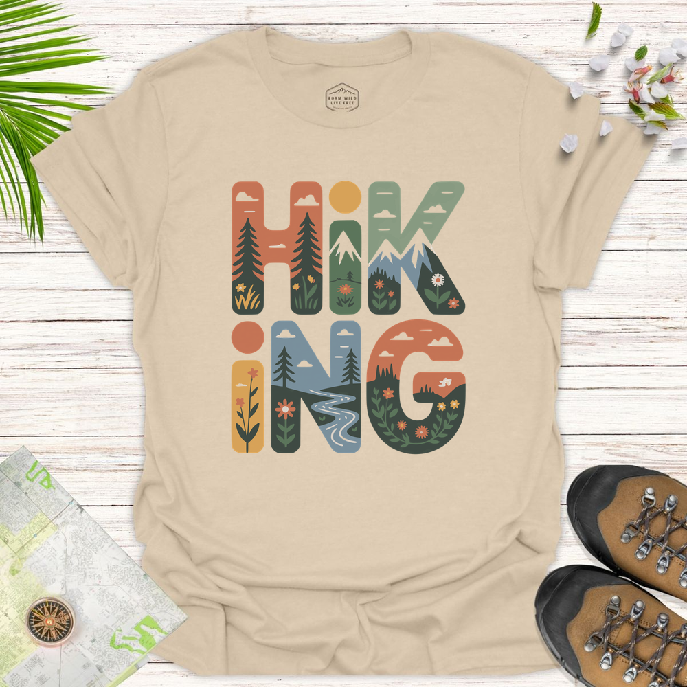 Hiking Unisex T-Shirt - Sand
