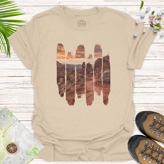 Desert Dusk Pathway Unisex T-Shirt