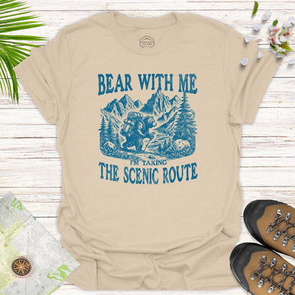 Bear With Me I'm Taking The Scenic Route Unisex T-Shirt