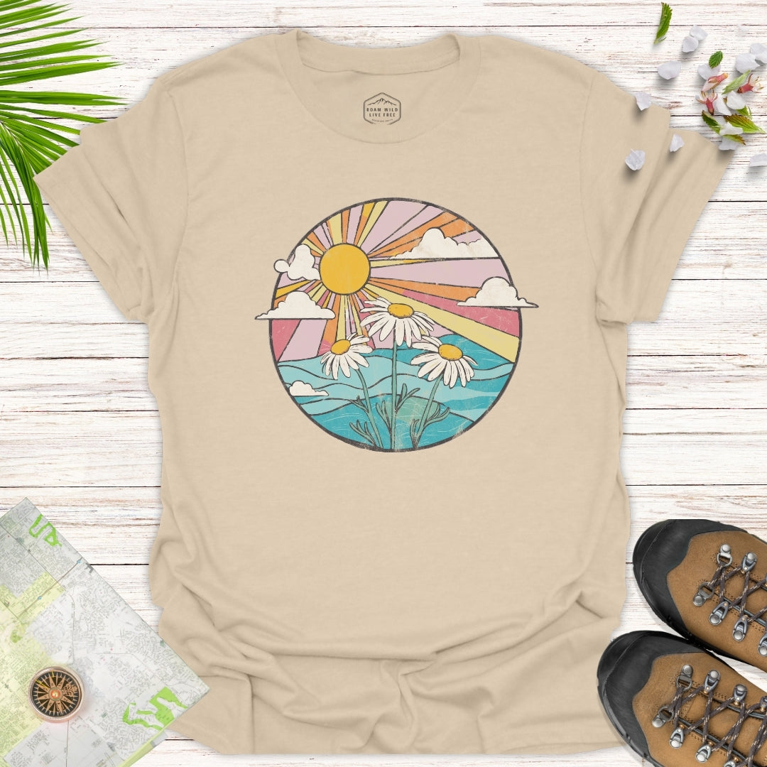 Daisies at Sunset Unisex T-Shirt