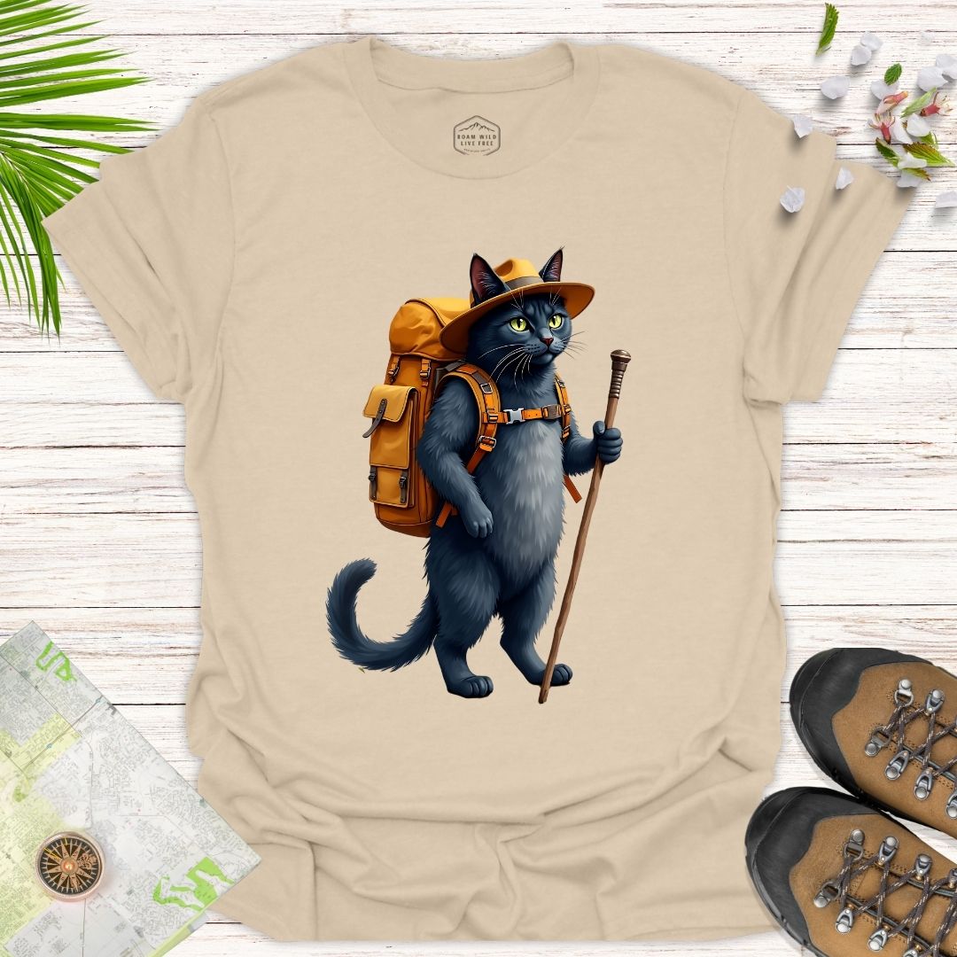 Animal Adventurers Black Cat Unisex Shirt