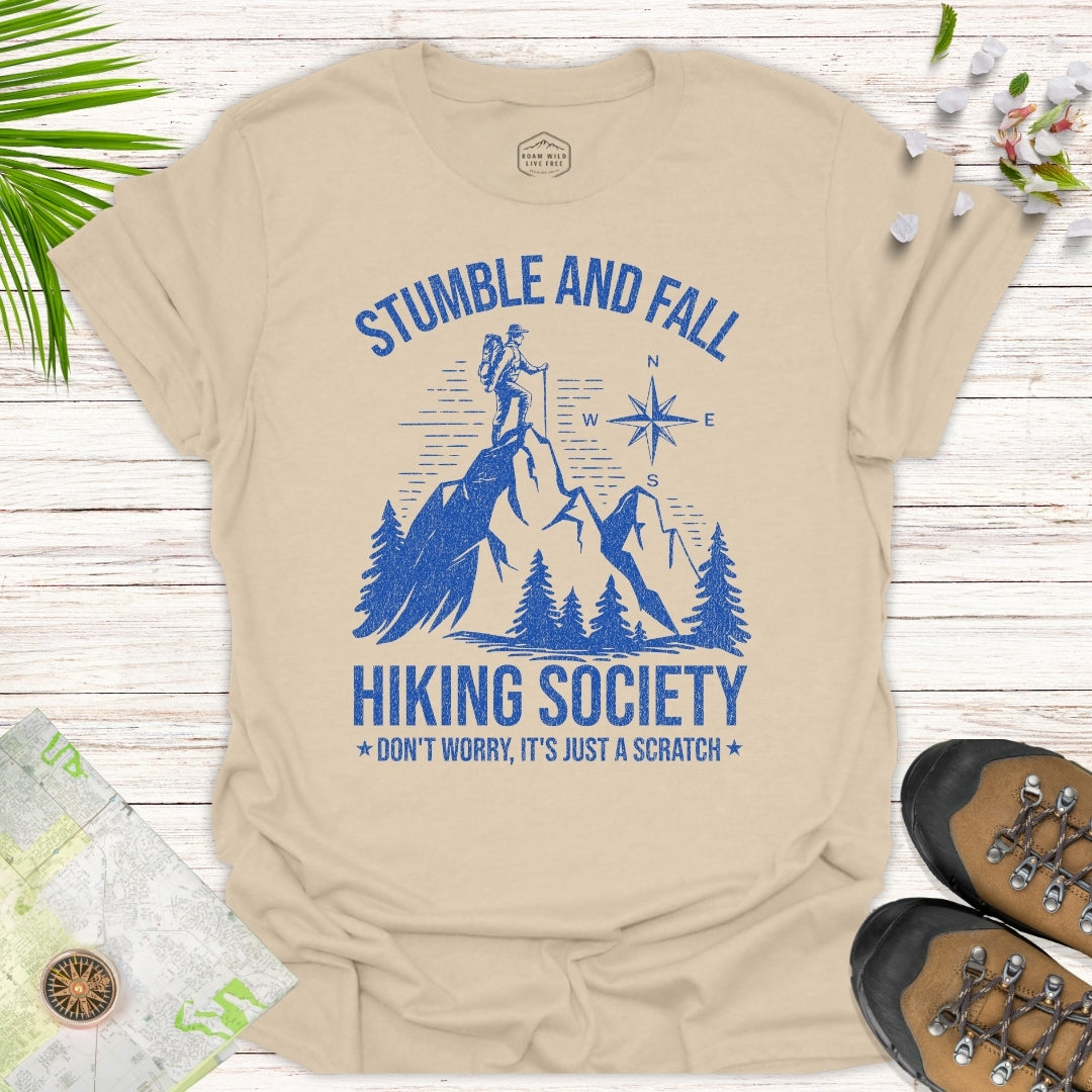 Stumble And Fall T-Shirt (Blue Design)
