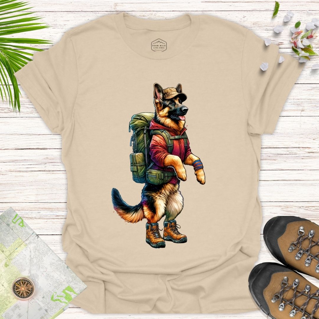 Animal Adventurer German Shepherd Unisex Tee