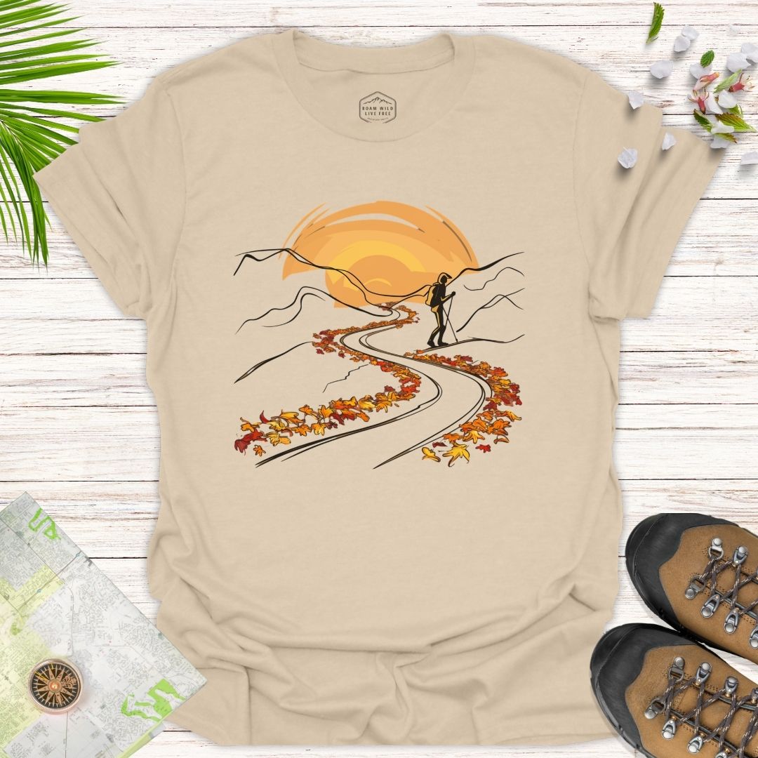 Autumn Sunset Trail Unisex T-Shirt