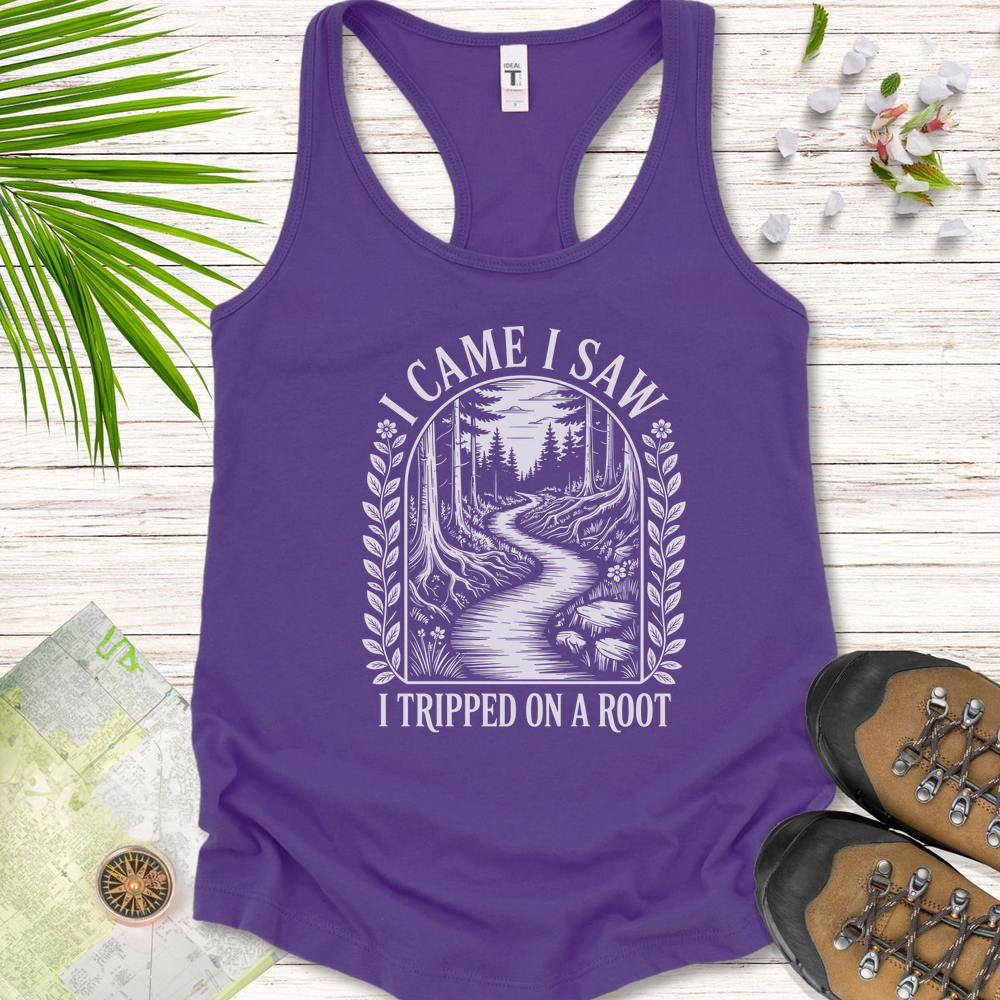 I Came I Saw Vintage Women's Tank Top - Solid Purple Rush