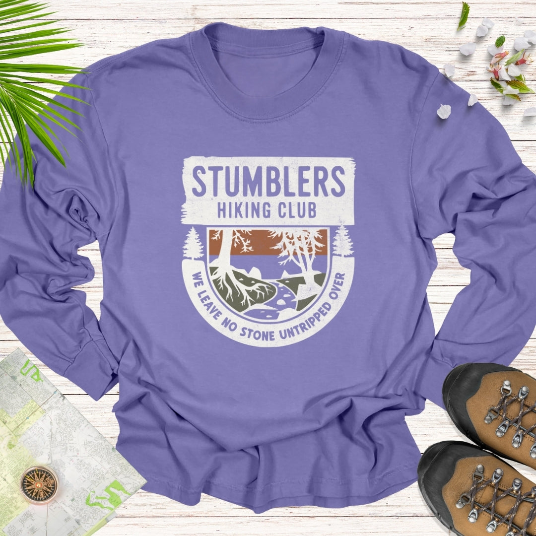 Stumblers Hiking Club Long Sleeve Unisex T-Shirt