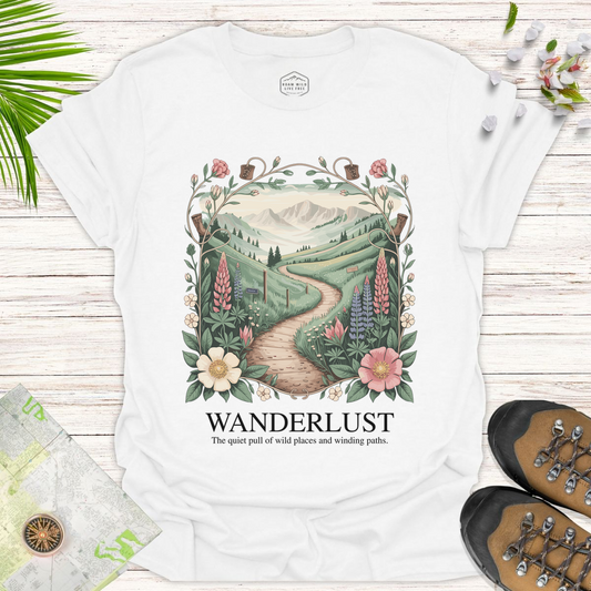 Wanderlust Unisex T-Shirt - White