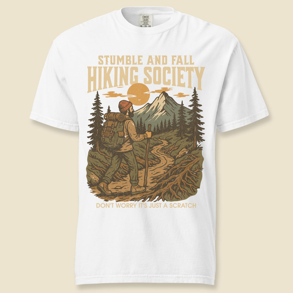 Stumble And Fall Comfort Colors T-Shirt - White