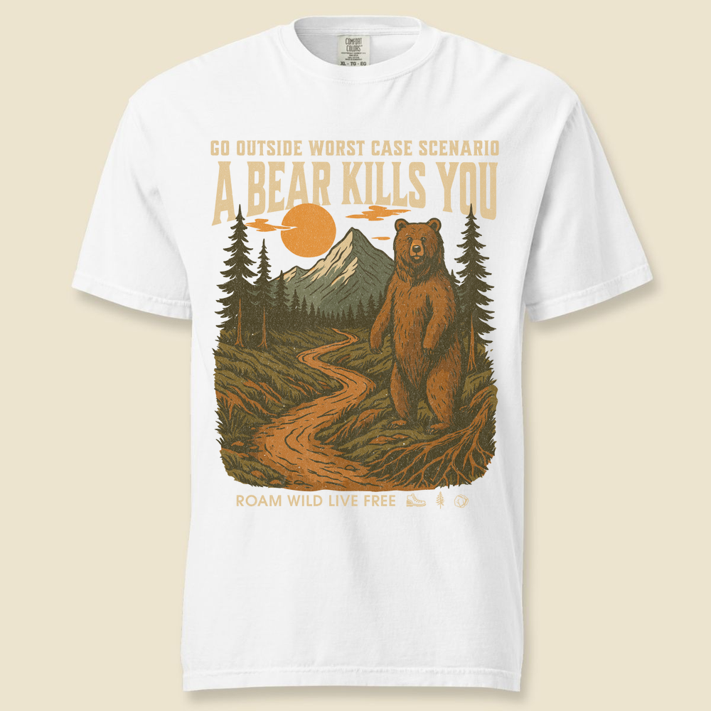 Go Outside Comfort Colors T-Shirt - White