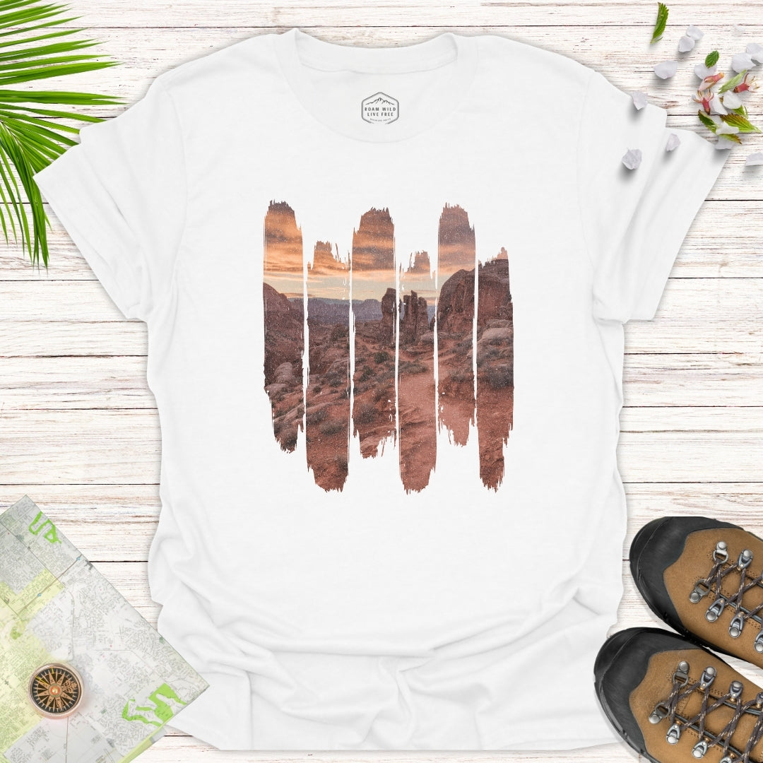 Desert Dusk Pathway Unisex T-Shirt