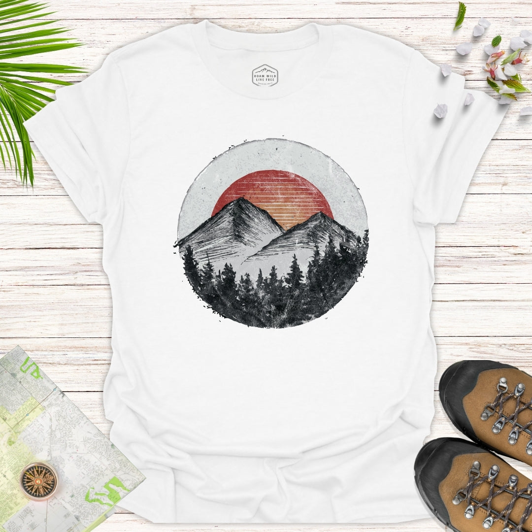 Mountain Sunset Unisex T-Shirt