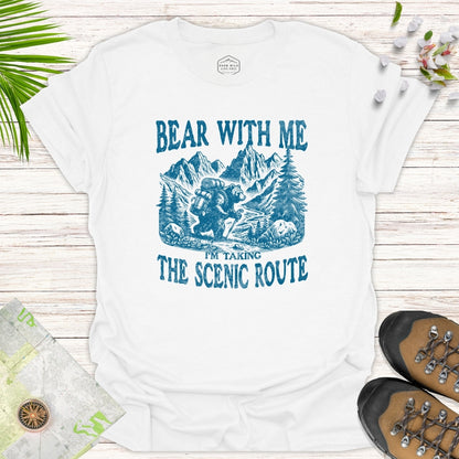 Bear With Me I'm Taking The Scenic Route Unisex T-Shirt