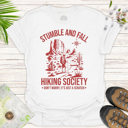 Stumble And Fall Hiking Society T-Shirt