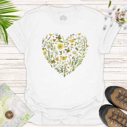 Wildflower Heart Unisex T-Shirt