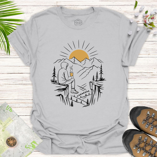Coffee At Sunrise Unisex T-Shirt