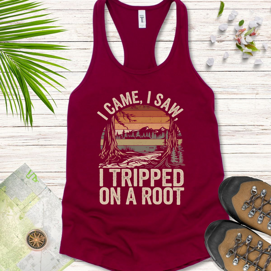 I Tripped On A Root Retro Women's Tank Top
