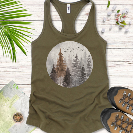 Misty Forest Women's Tank Top