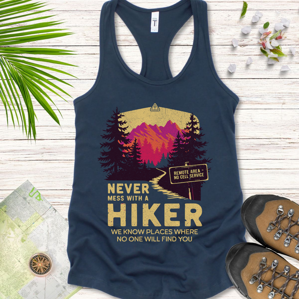 Never Mess With Hikers Bright Edition Women's Tank Top