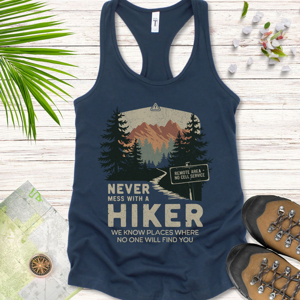 Never Mess With Hikers Women's Tank Top