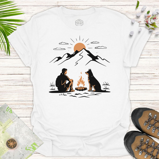 Sunset Campfire Unisex T-Shirt