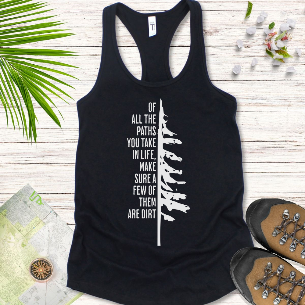 Take The Dirt Path Pine Women's Tank Top